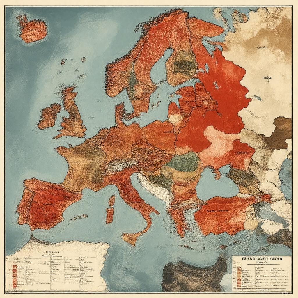 AI-created image of Eastern Bloc countries