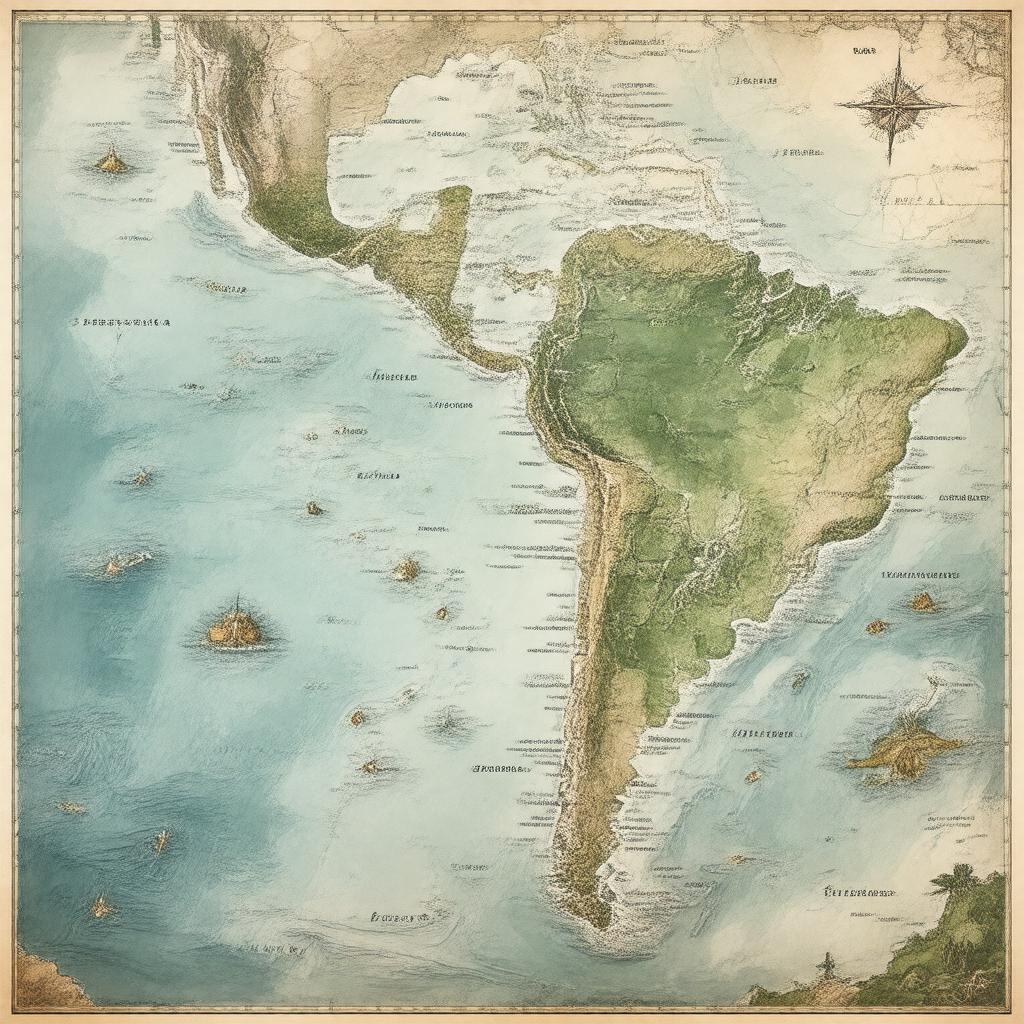 AI-created image of Eastern Caribbean States