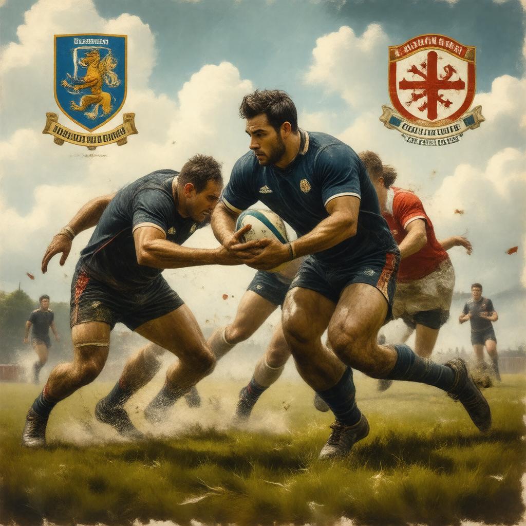 Click to view larger image AI-created image of Eastern Counties Rugby Union