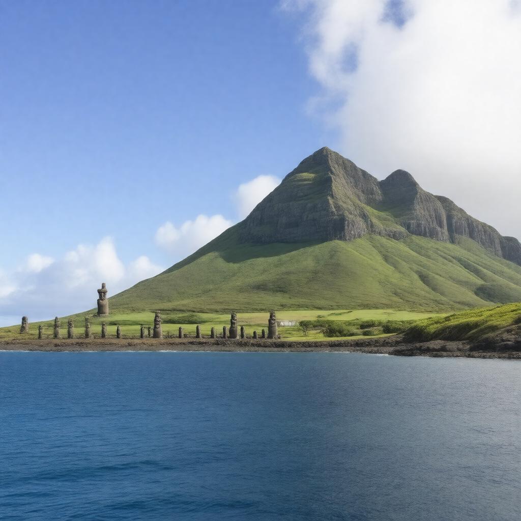 AI-created image of Eastern Island