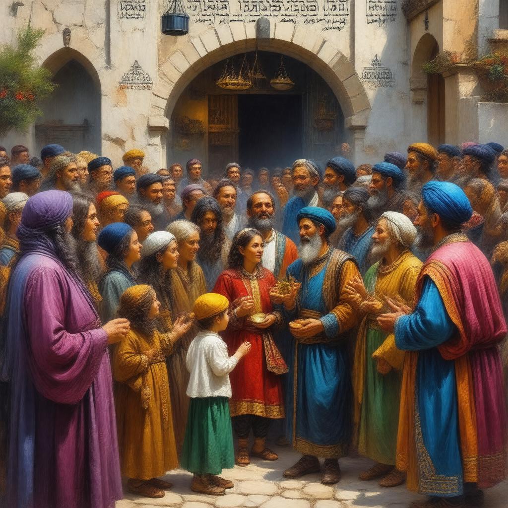 AI-created image of Eastern Jews