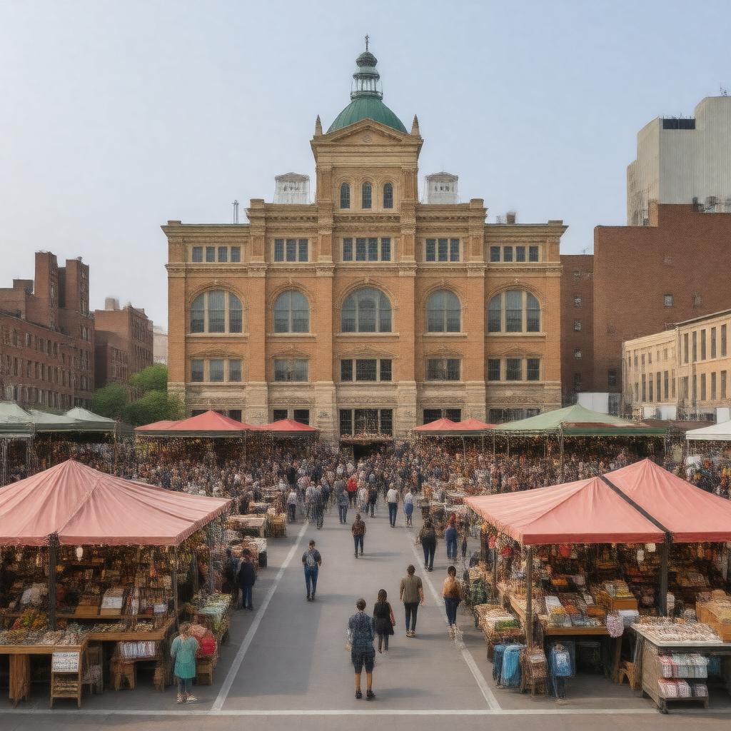 Click to view larger image AI-created image of Eastern Market