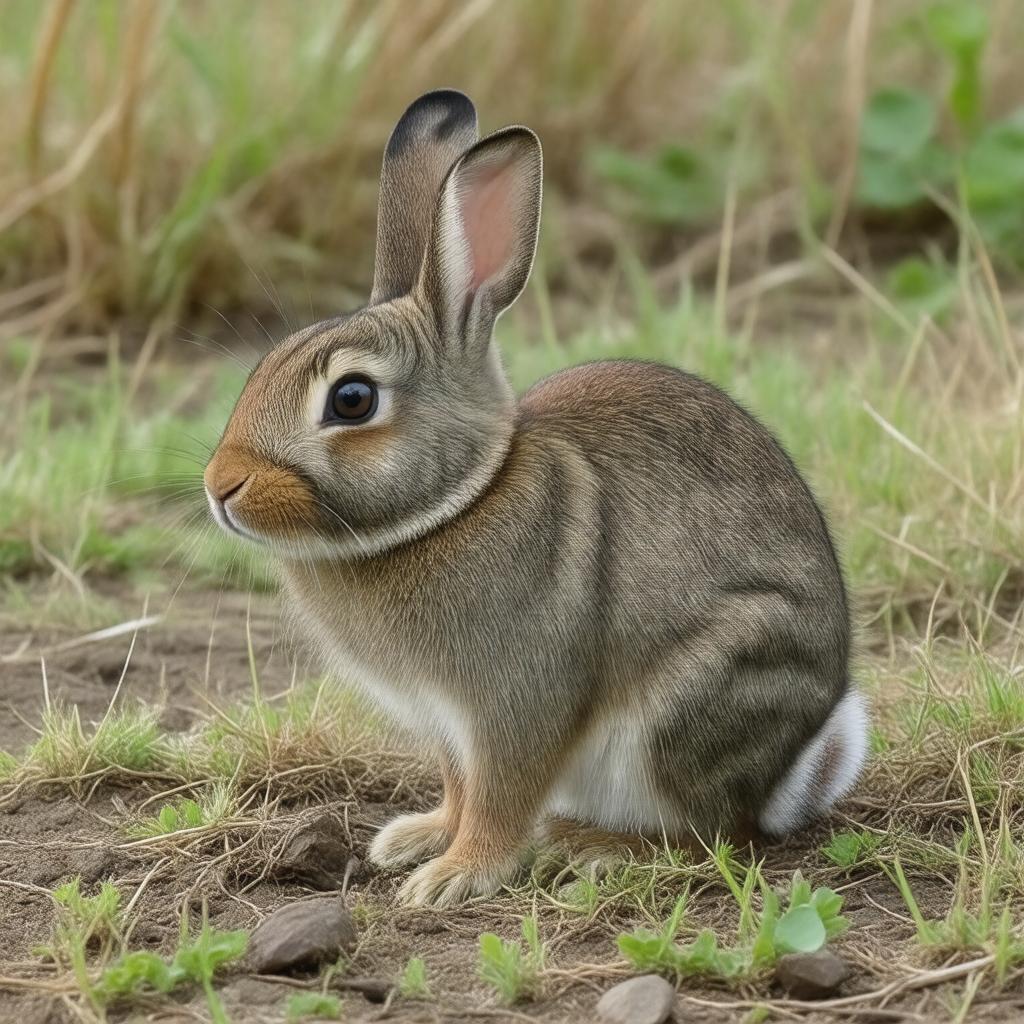 AI-created image of Eastern cottontail