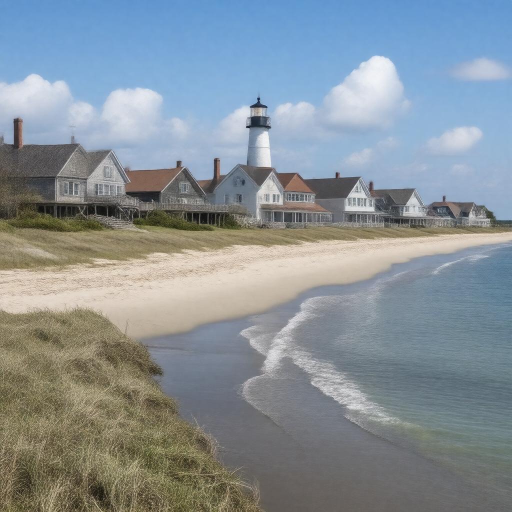 AI-created image of Eastham, Massachusetts