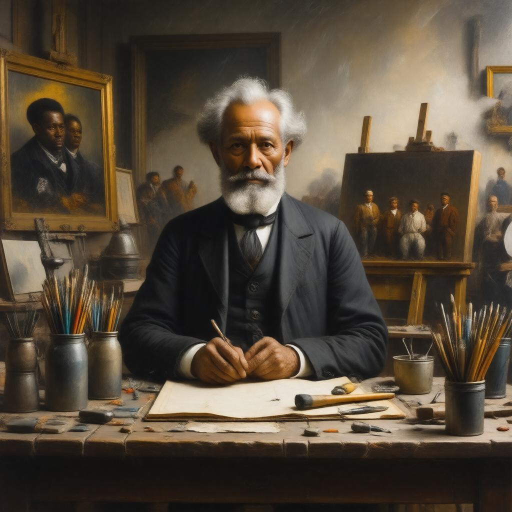 AI-created image of Eastman Johnson
