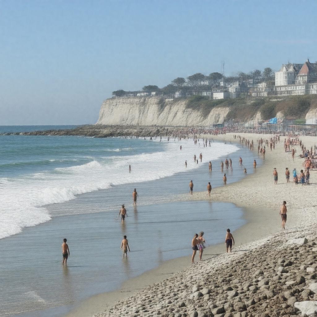 AI-created image of Easton's Beach