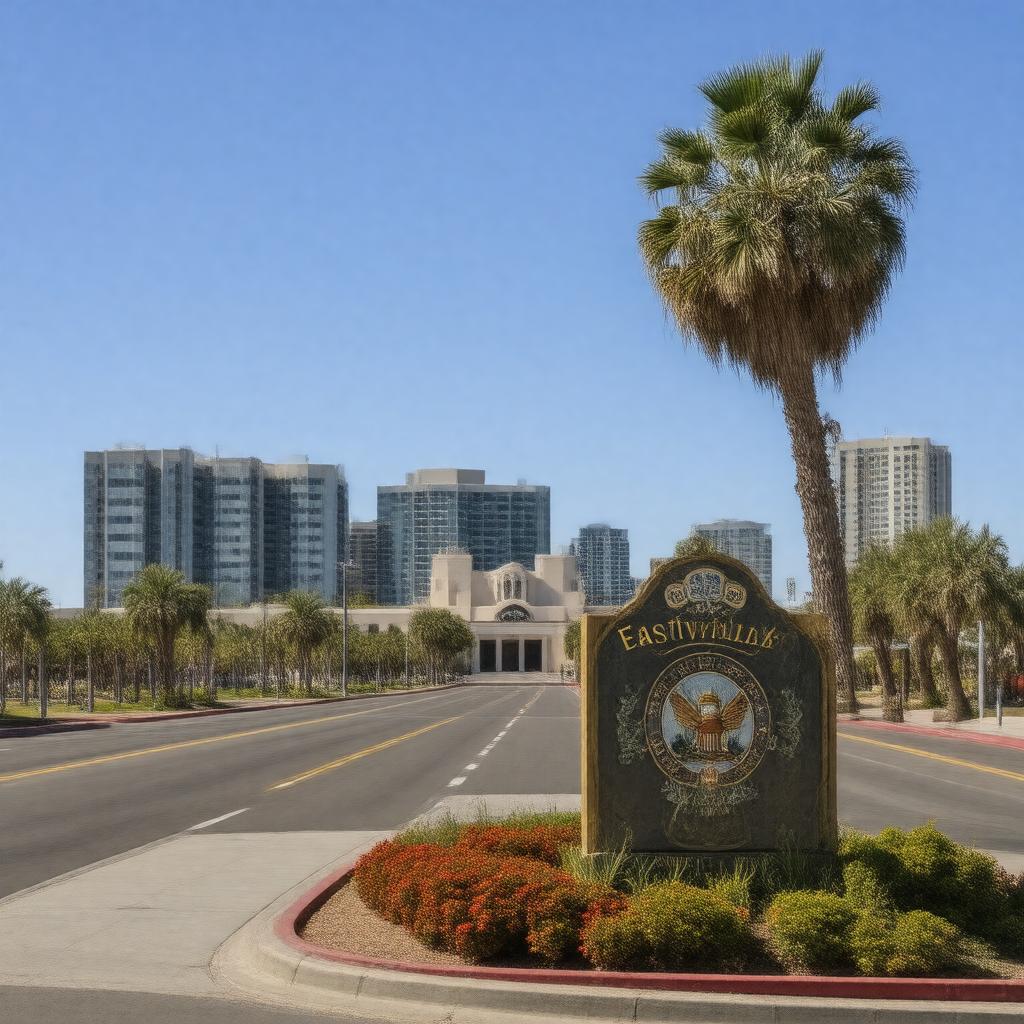 AI-created image of Eastvale, California, United States