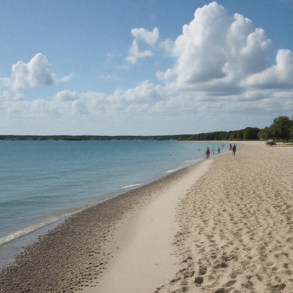 AI-created image of Eastville Beach