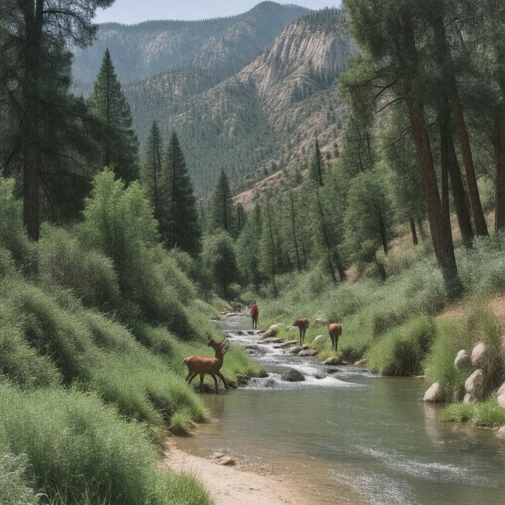 AI-created image of Eaton Canyon