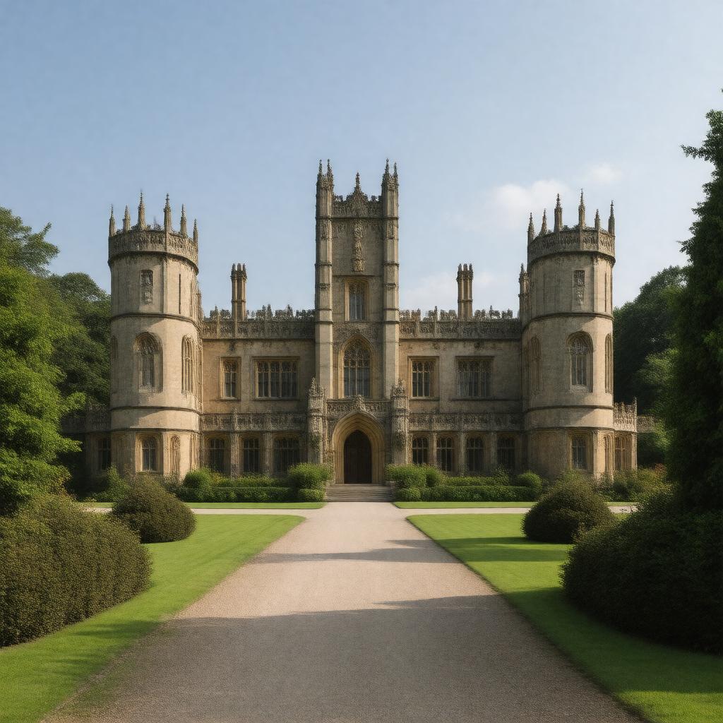 Click to view larger image AI-created image of Eaton Hall, Cheshire