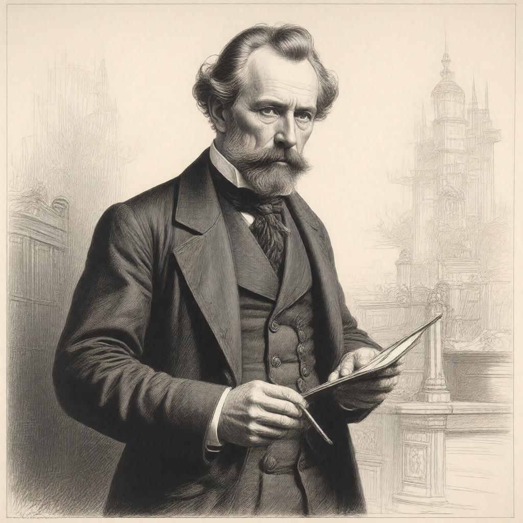 AI-created image of Ebenezer Landells