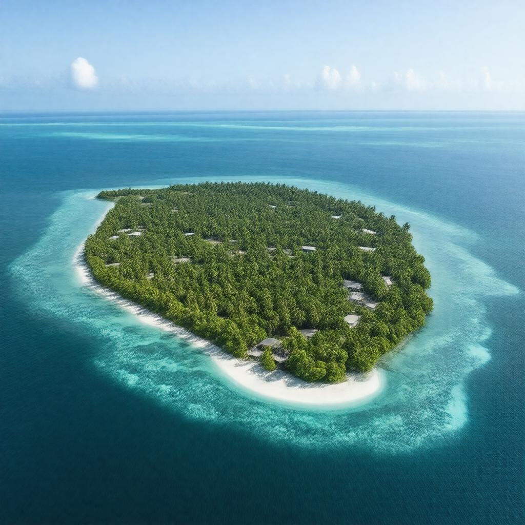 AI-created image of Ebeye