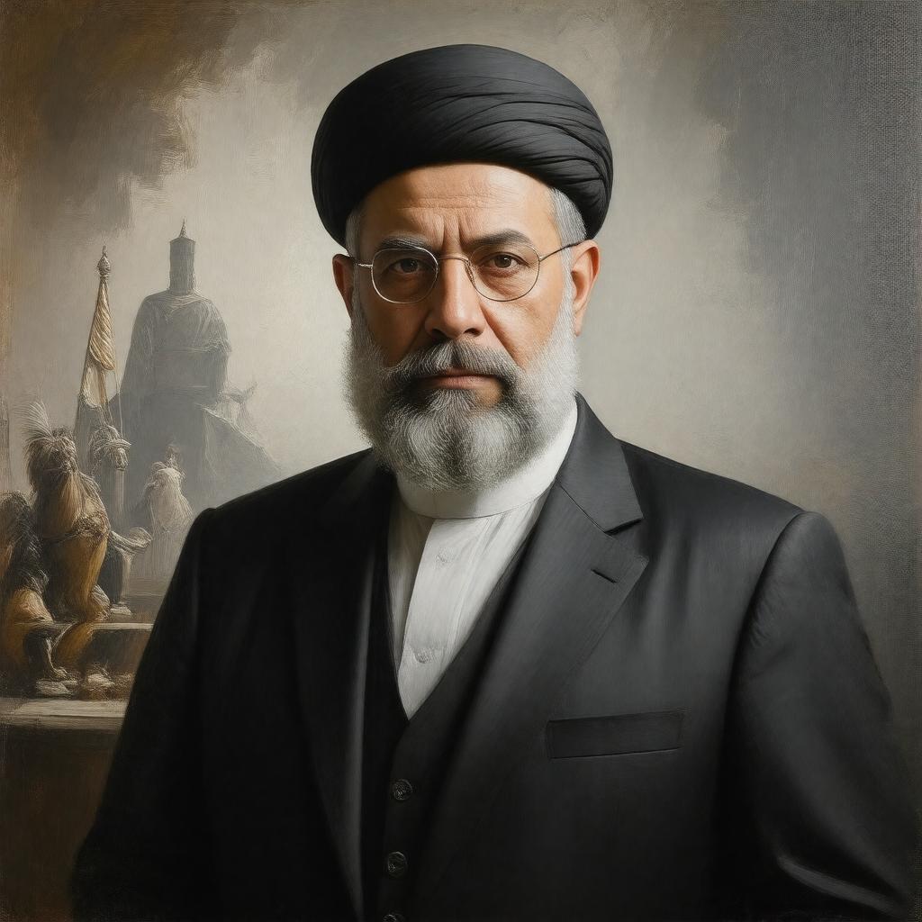 AI-created image of Ebrahim Raisi