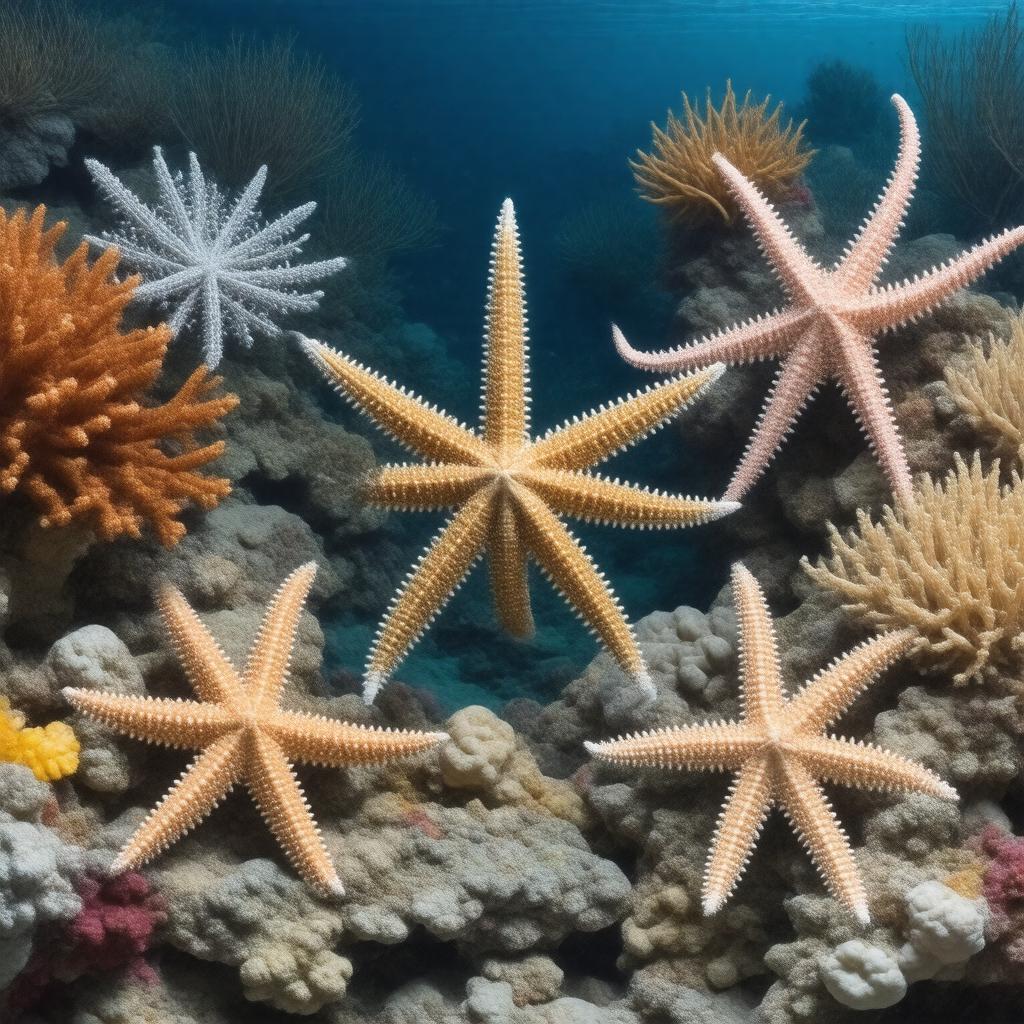 AI-created image of Echinodermata