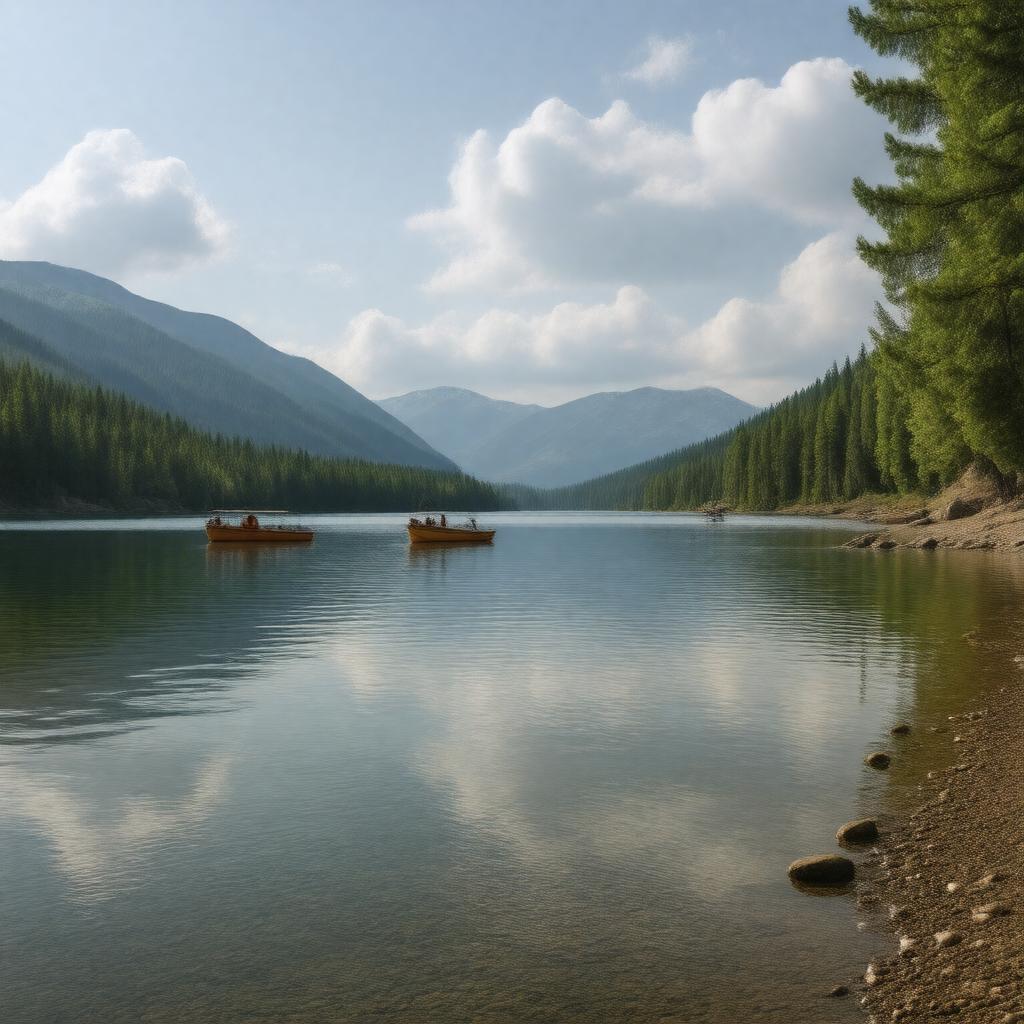 AI-created image of Echo Lake (British Columbia)