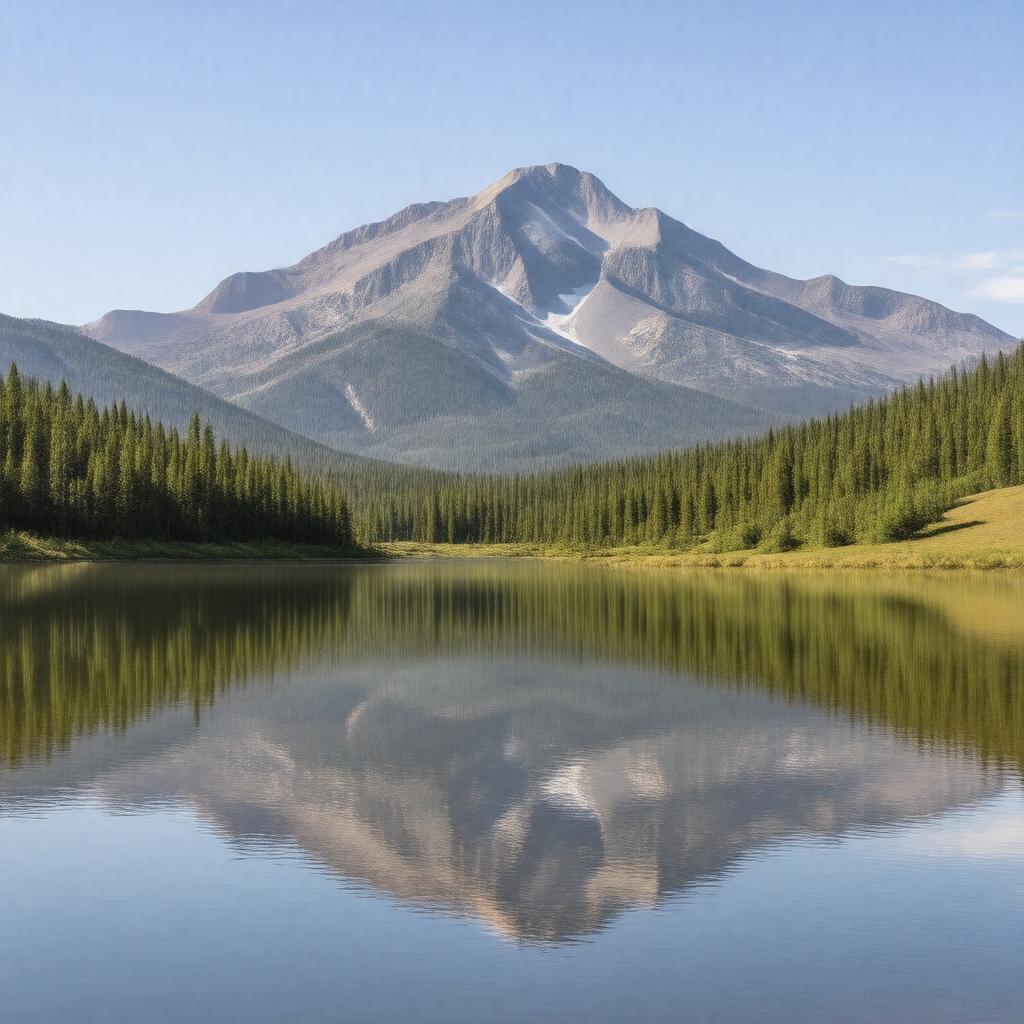 AI-created image of Echo Lake (Colorado)