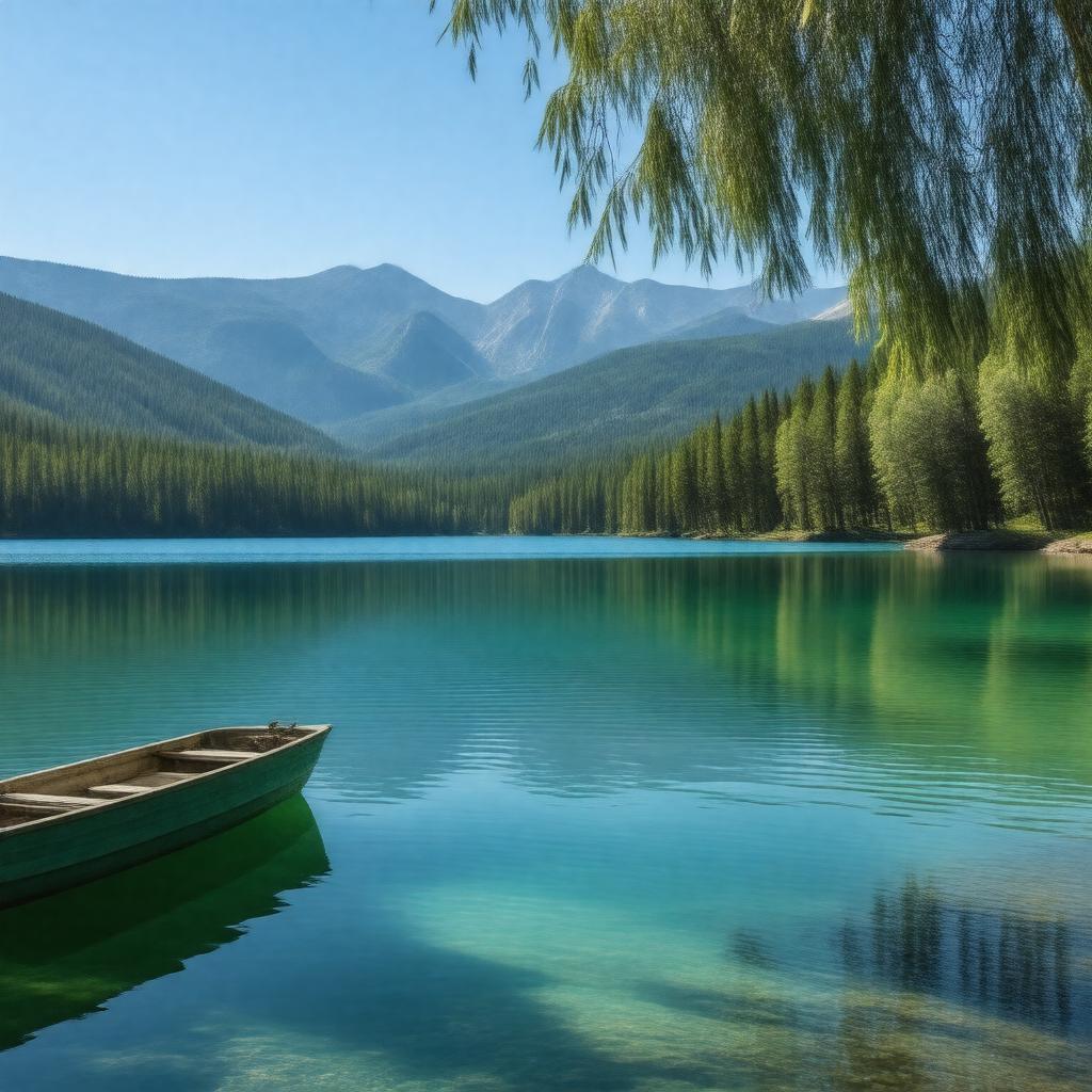 Click to view larger image AI-created image of Echo Lake (Montana)