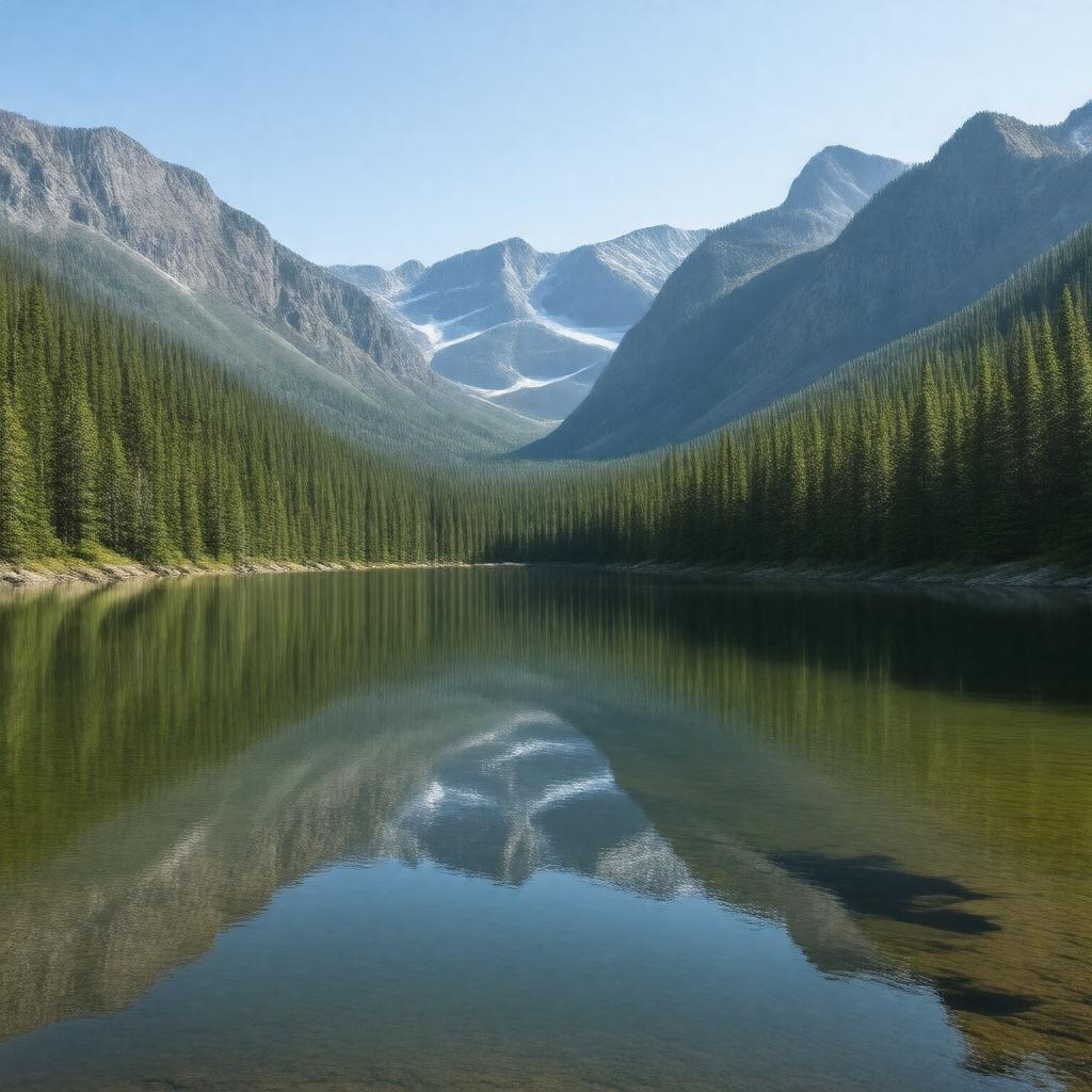 Click to view larger image AI-created image of Echo Lake (Nevada)