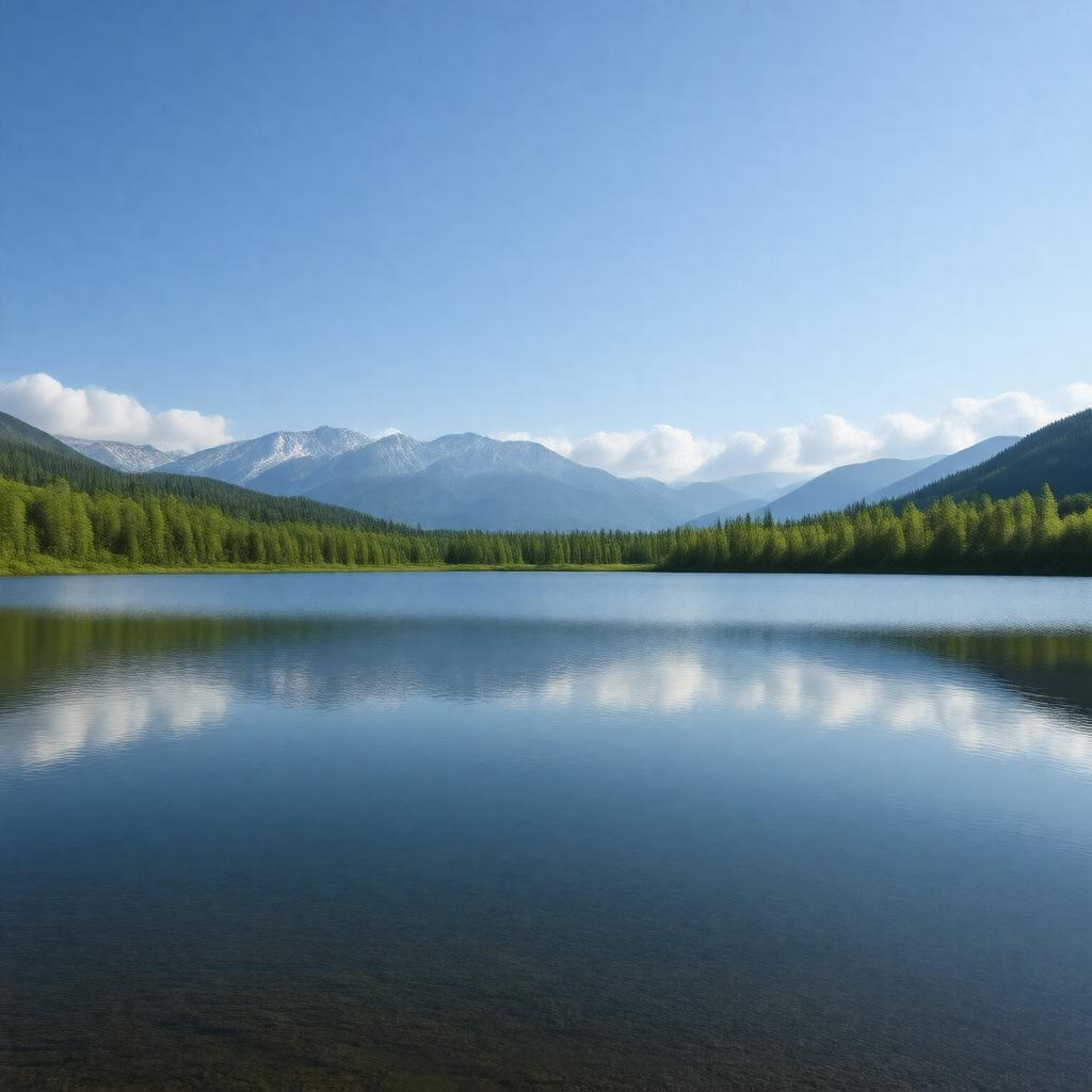 AI-created image of Echo Lake