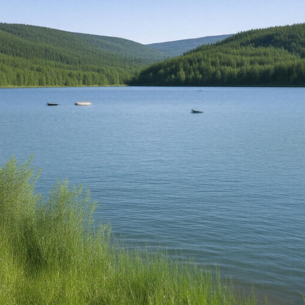 AI-created image of Echo Lake (Saskatchewan)