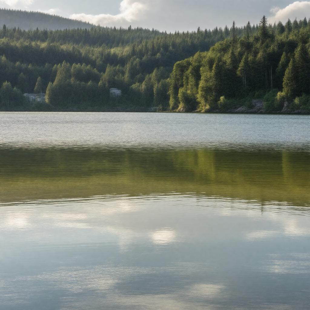 AI-created image of Echo Lake (Washington)