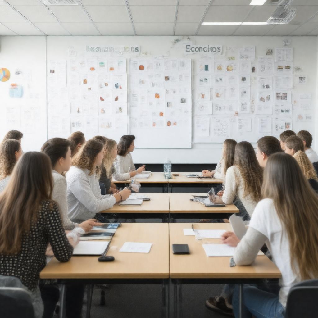 AI-created image of Economics Society