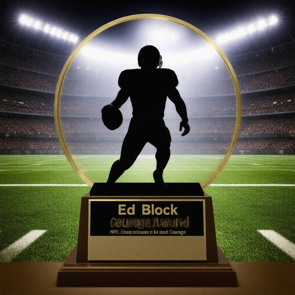 AI-created image of Ed Block Courage Award