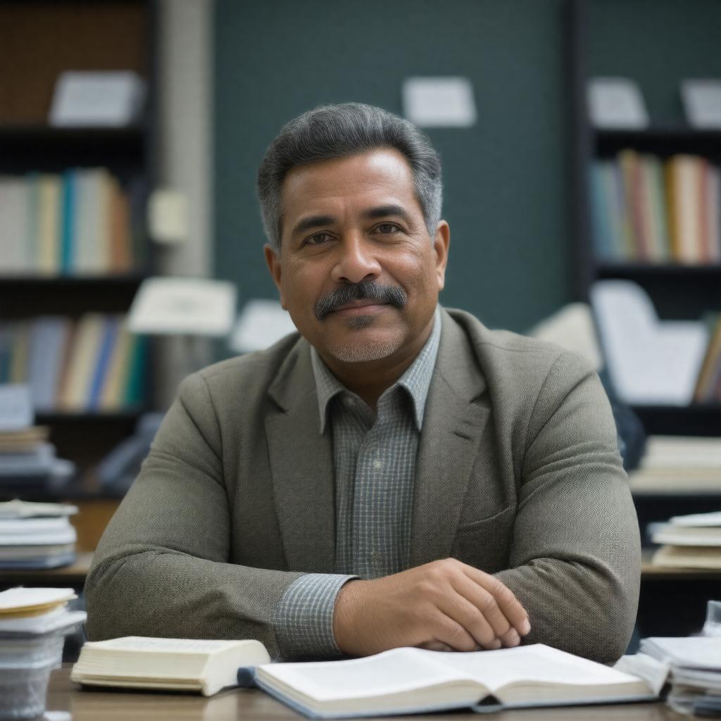 AI-created image of Ed Morales