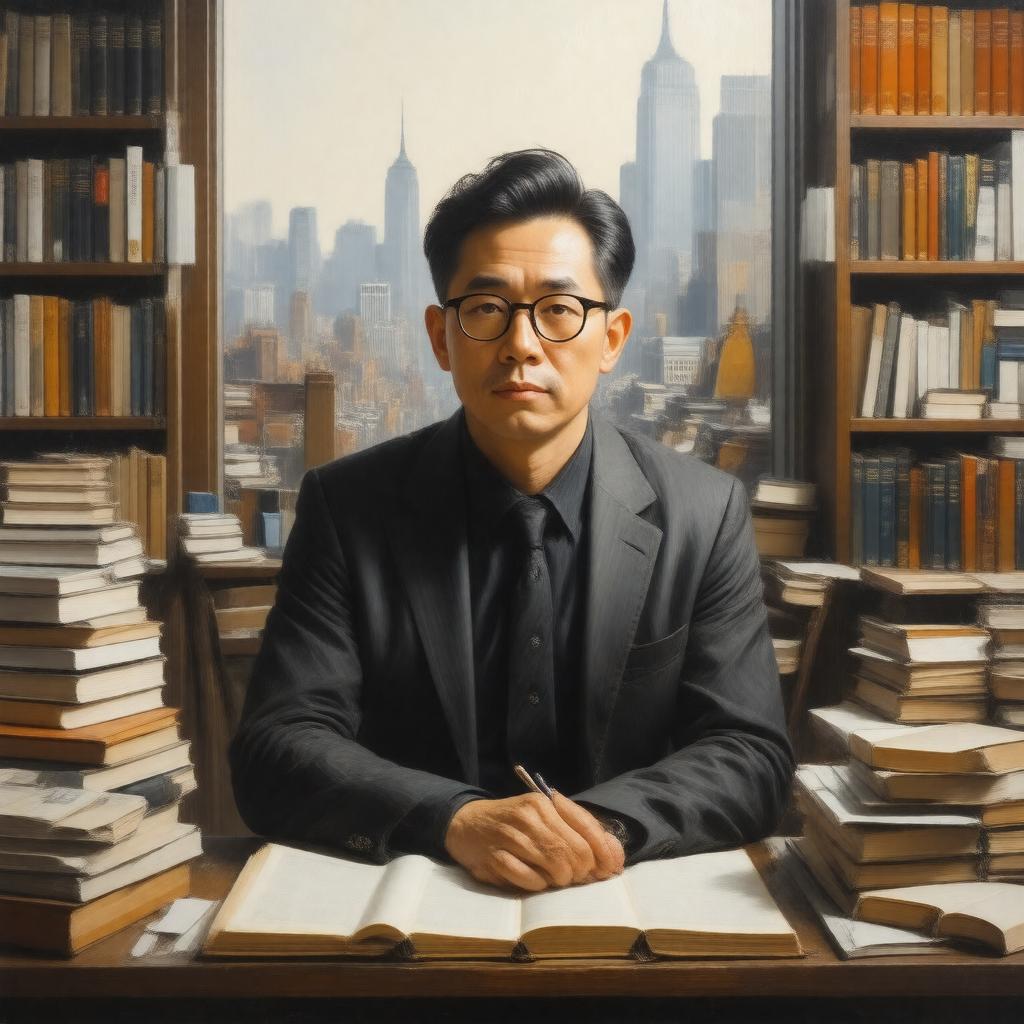 AI-created image of Ed Park