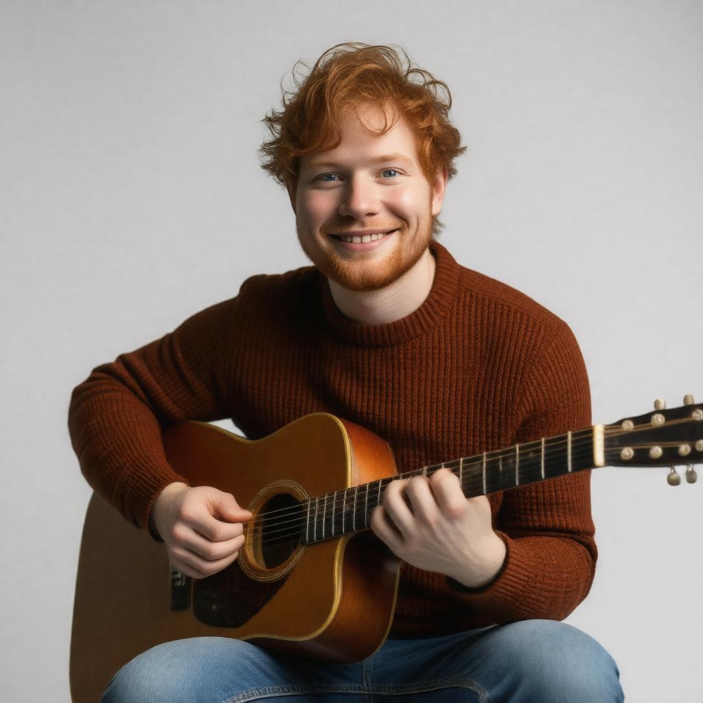 AI-created image of Ed Sheeran