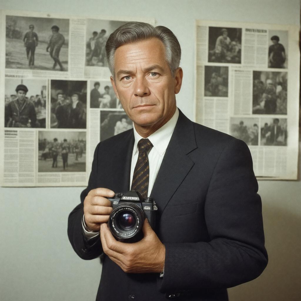 AI-created image of Eddie Adams