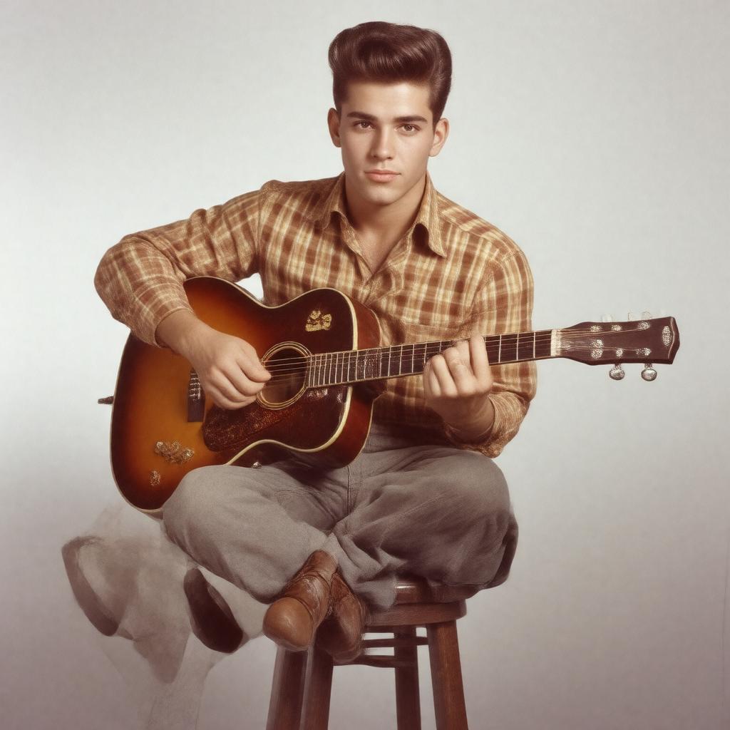 AI-created image of Eddie Cochran