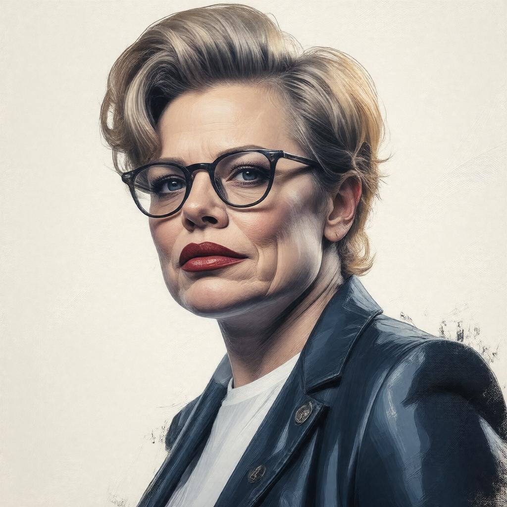 AI-created image of Eddie Izzard