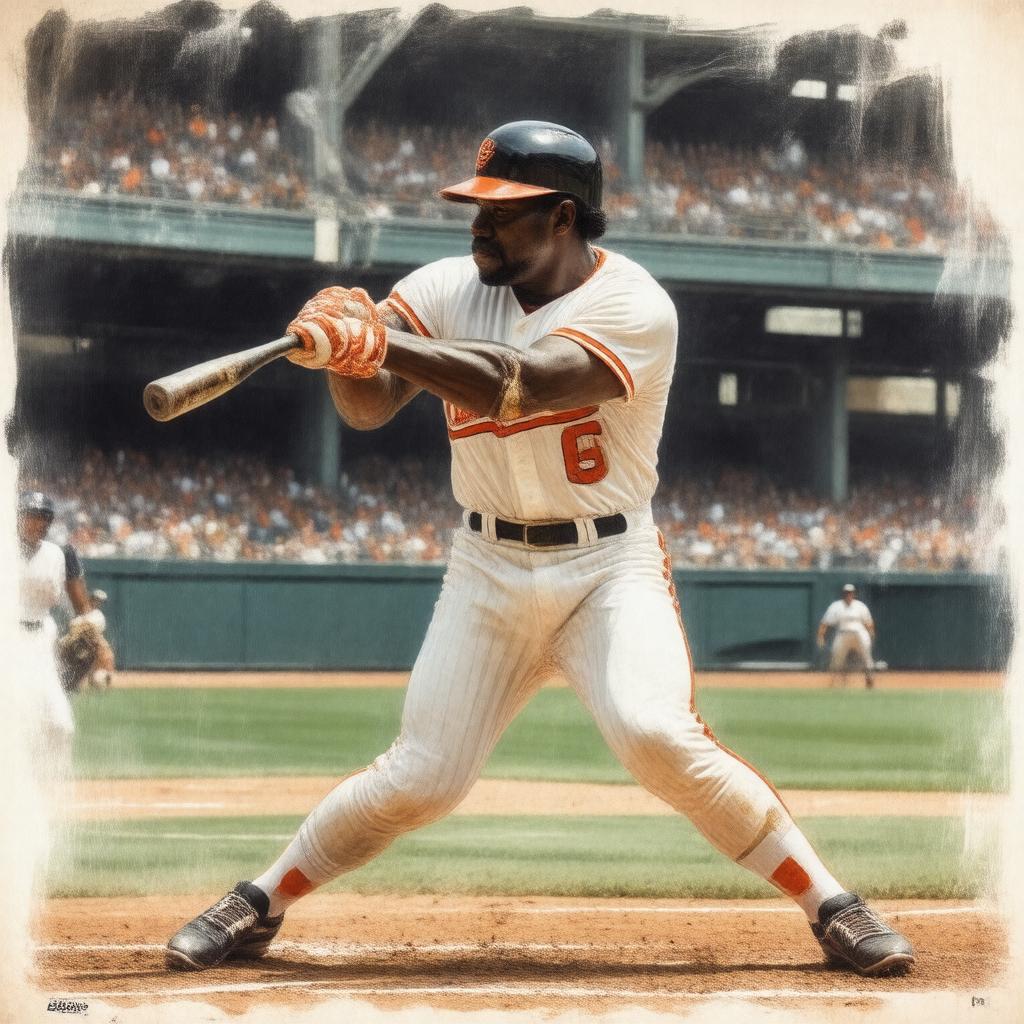 AI-created image of Eddie Murray