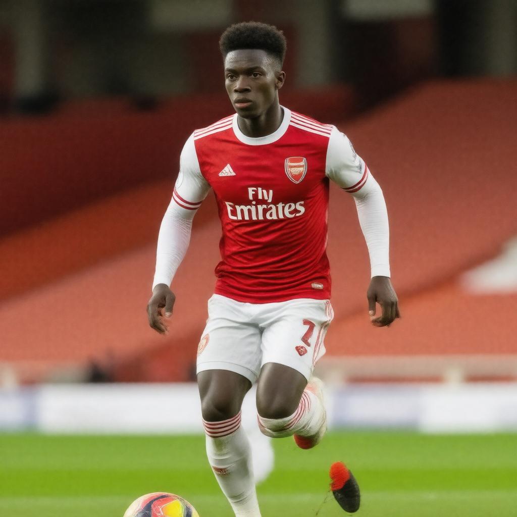 Click to view larger image AI-created image of Eddie Nketiah