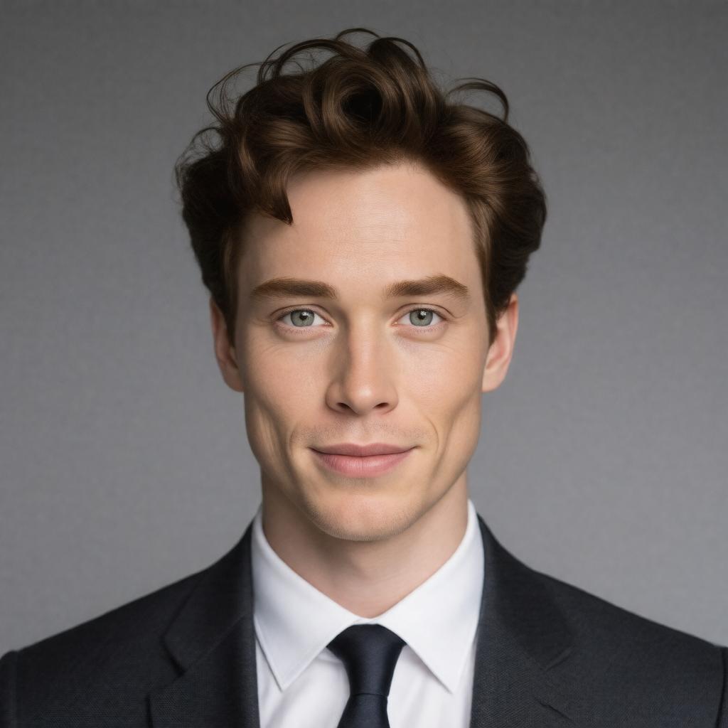 AI-created image of Eddie Redmayne