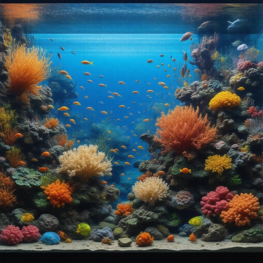 Click to view larger image AI-created image of Eddystone Reef tank