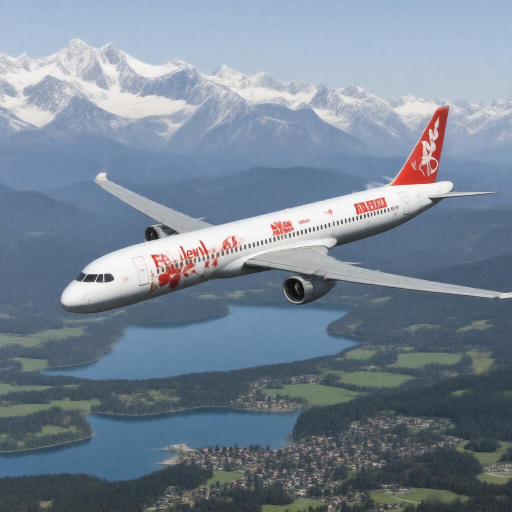 AI-created image of Edelweiss Air