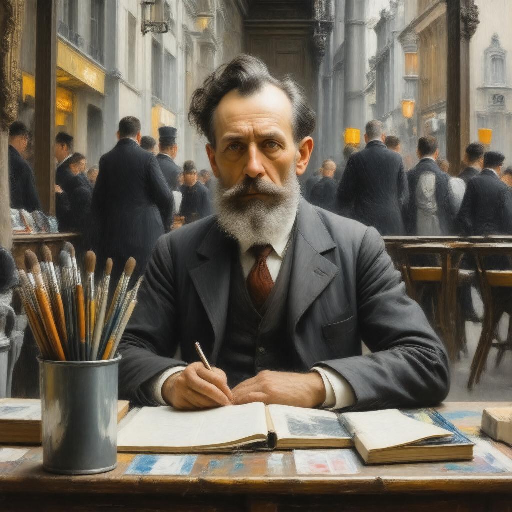AI-created image of Edgar Degas