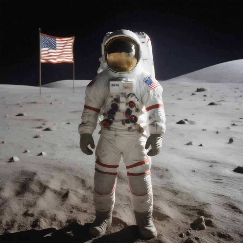 AI-created image of Edgar Mitchell