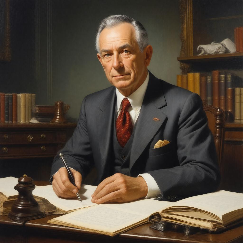 AI-created image of Edgar Rice Burroughs