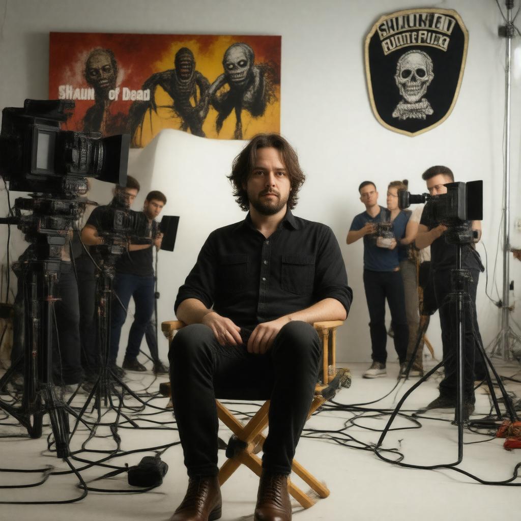 AI-created image of Edgar Wright