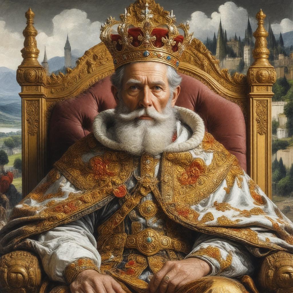 Click to view larger image AI-created image of Edgar the Peaceful