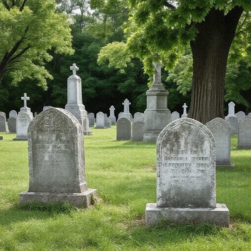 AI-created image of Edgartown Cemetery
