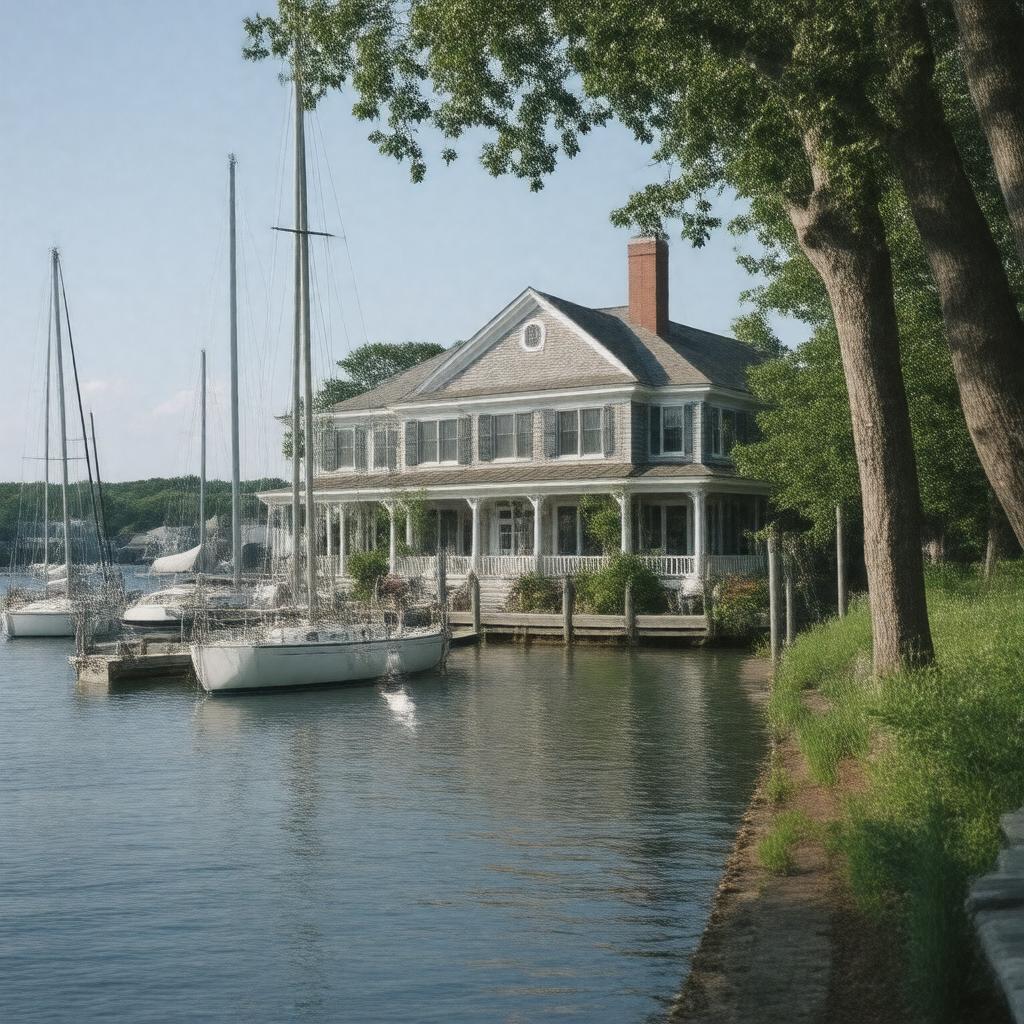 AI-created image of Edgartown Yacht Club