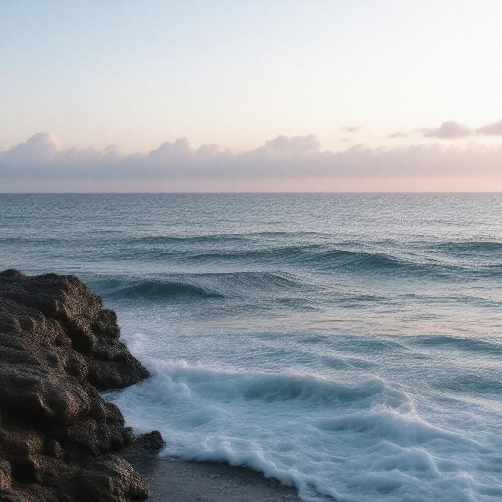 Click to view larger image AI-created image of Edge of the Sea