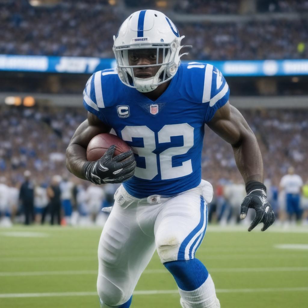 AI-created image of Edgerrin James