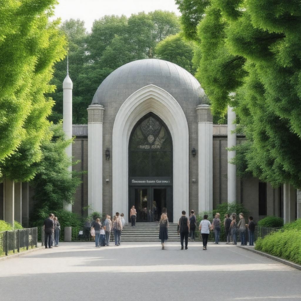 Click to view larger image AI-created image of Edgware Islamic Cultural Trust