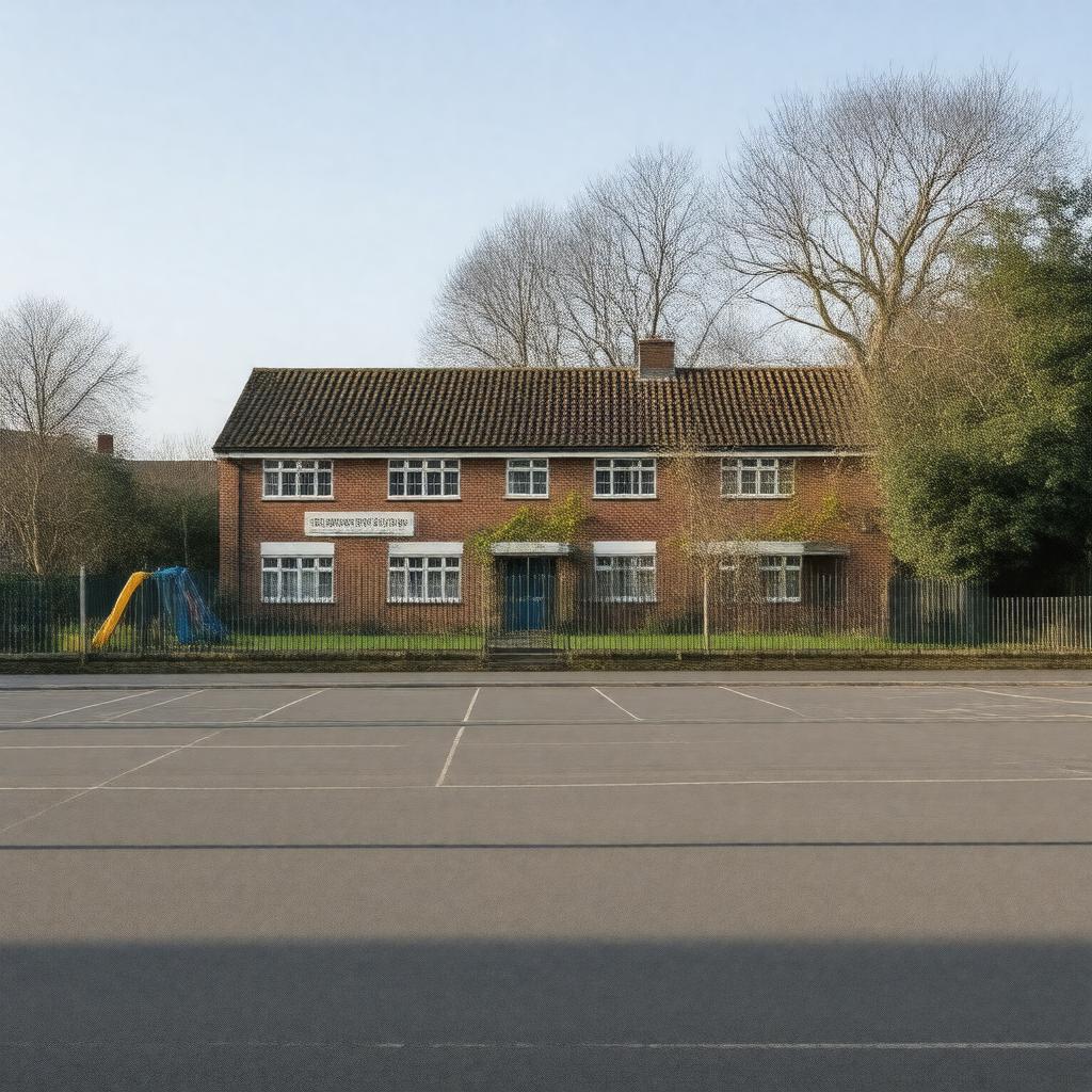 Click to view larger image AI-created image of Edgware Primary School