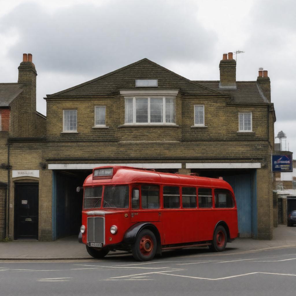 AI-created image of Edgware garage